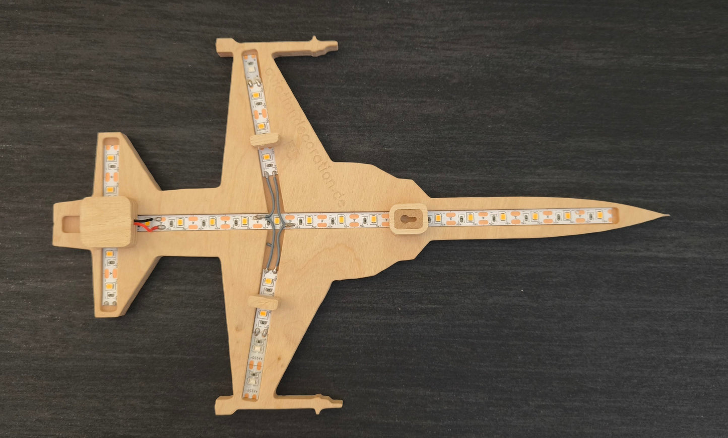 F5 Tiger Holz LED Wanddekoration / Nachtlicht
