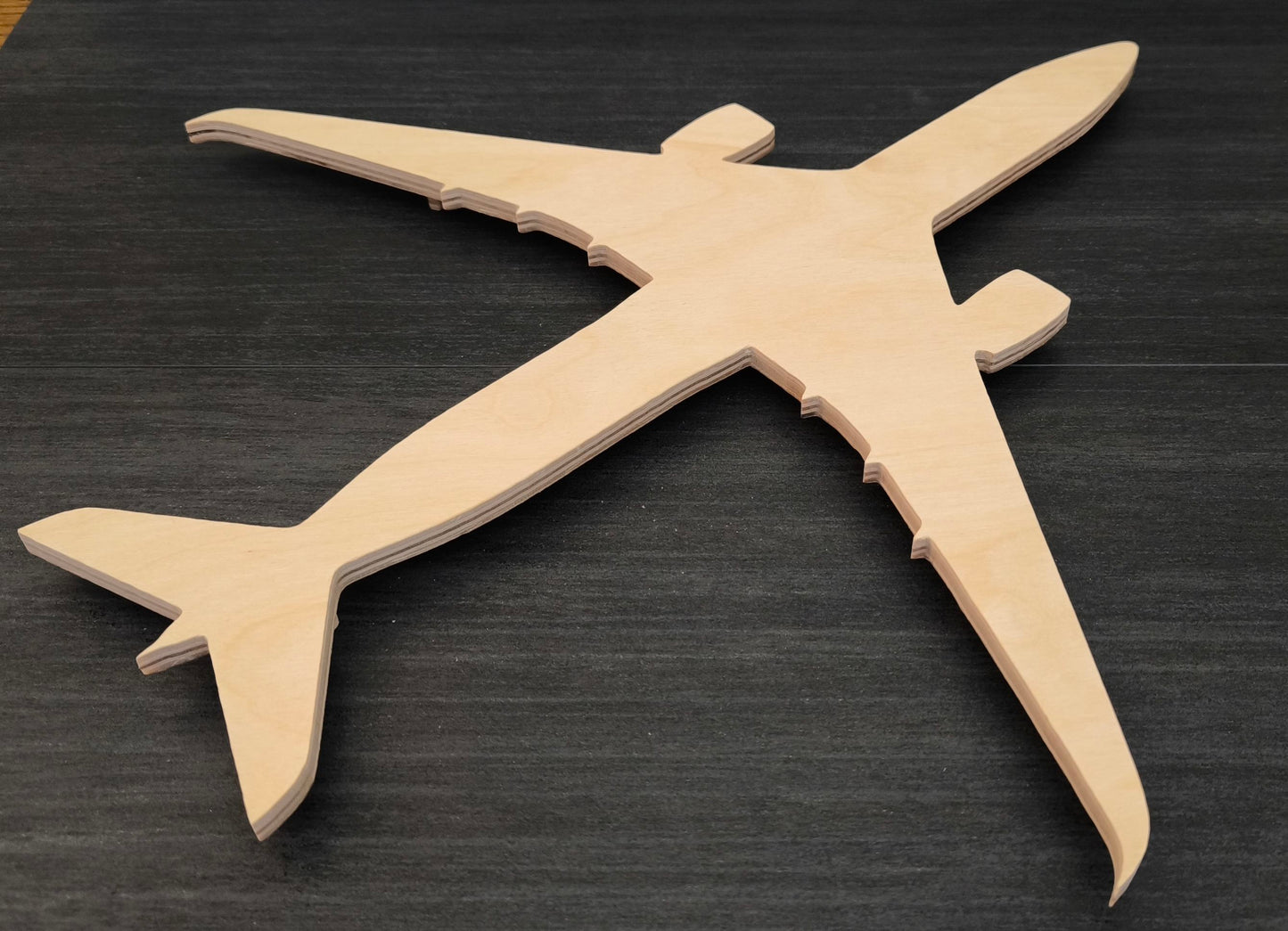 Airbus A350 Holz LED Wanddekoration / Nachtlicht
