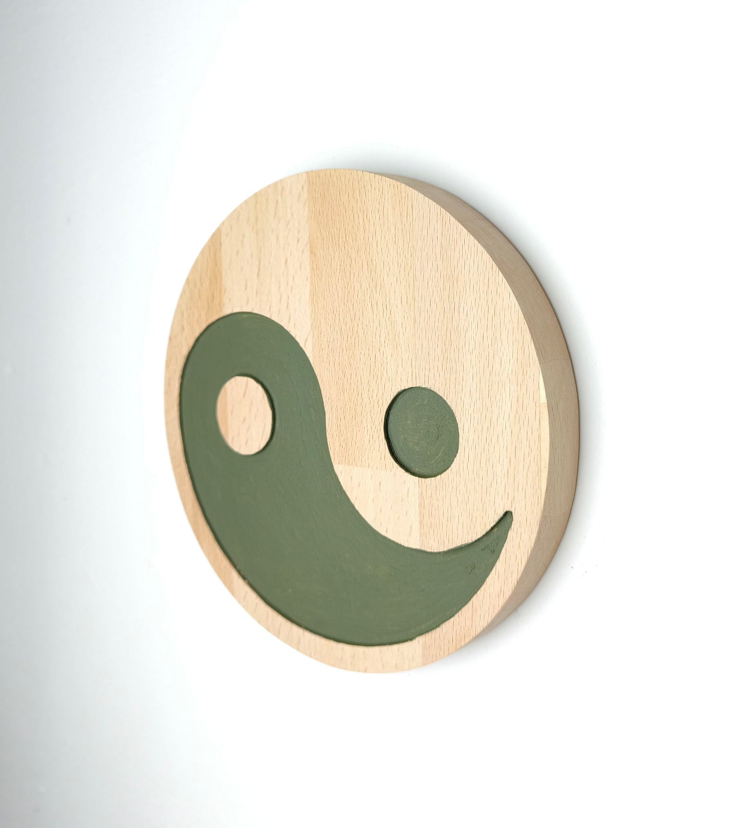 Yin Yang 29cm wooden decoration