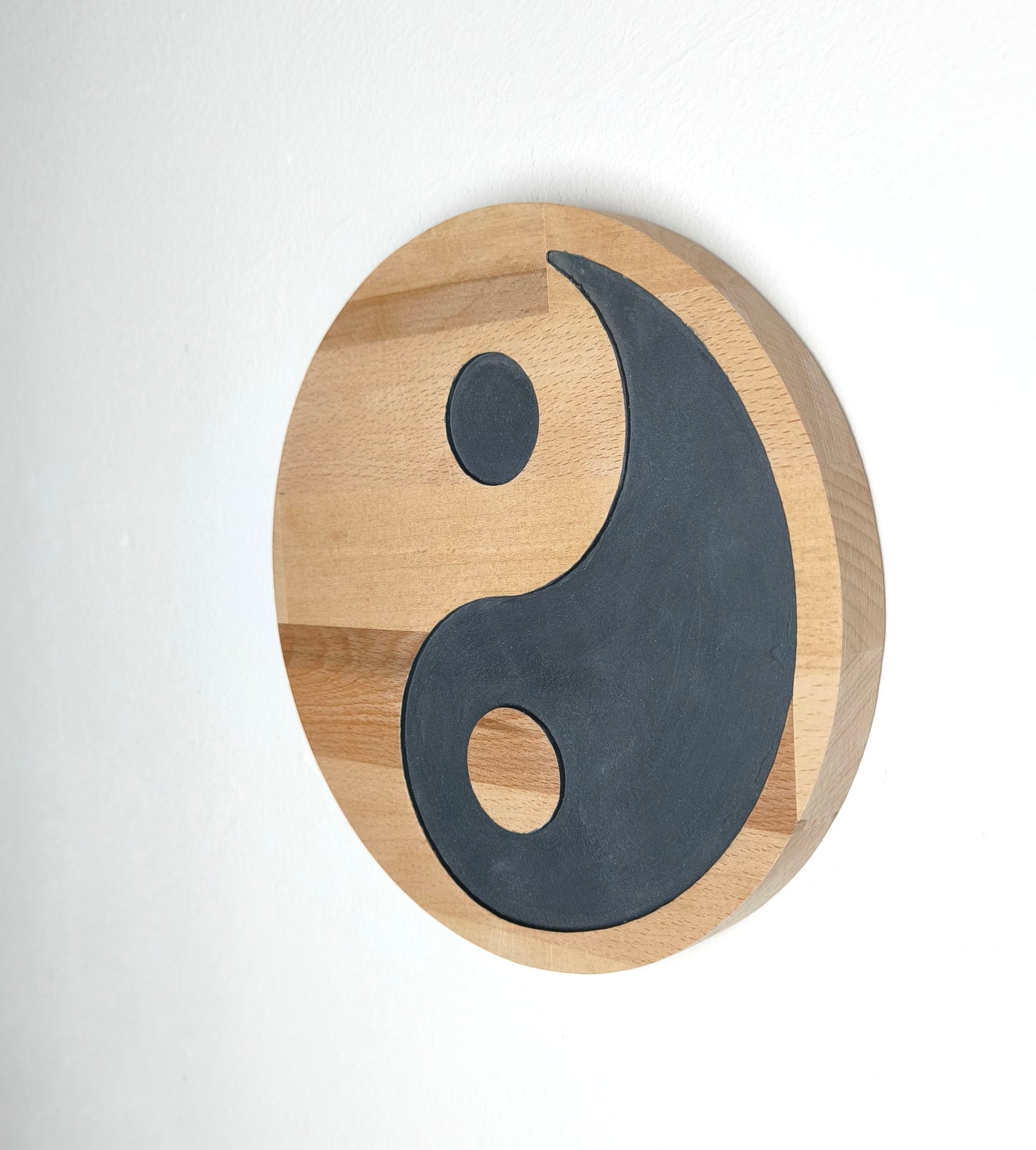 Yin Yang 29cm wooden decoration