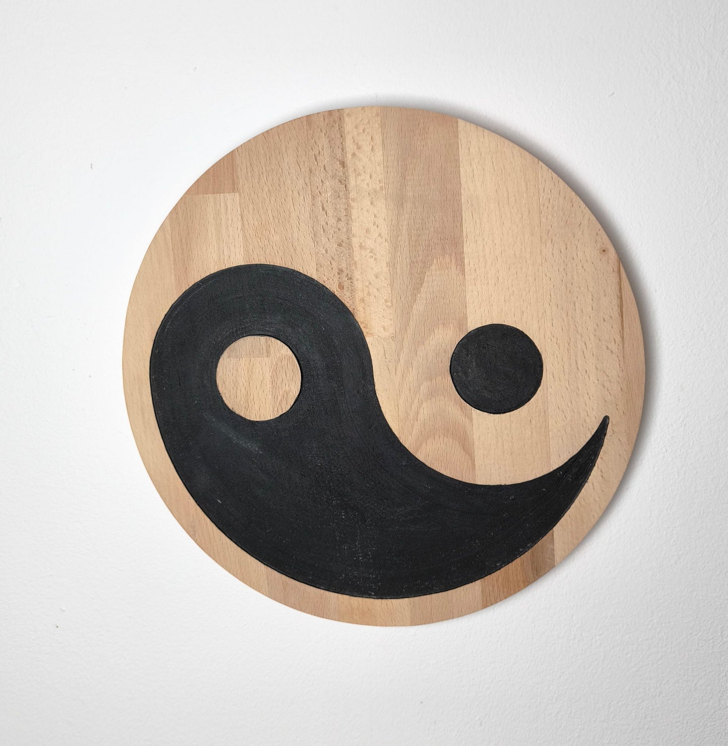Yin Yang 29cm wooden decoration