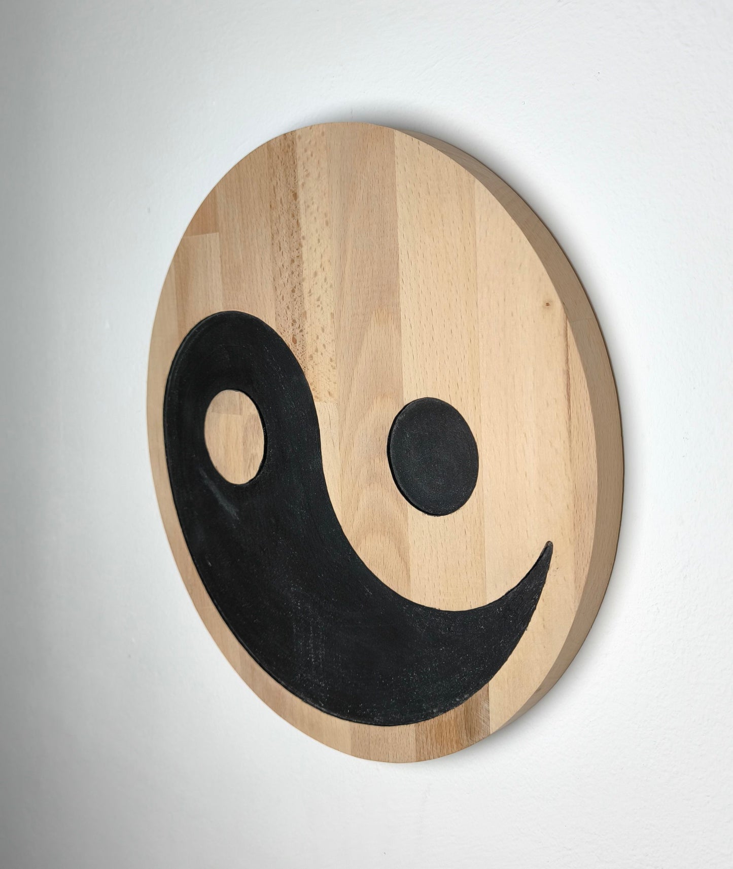 Yin Yang 29cm wooden decoration