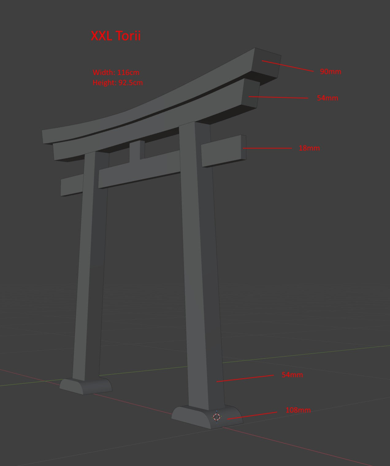 Japanisches Torii XXL